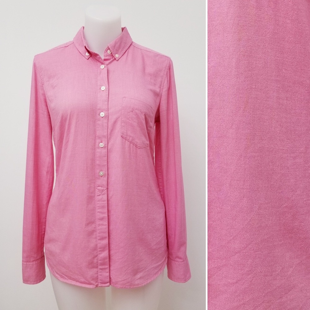 GAP Oxford Shirt, Pink, XS